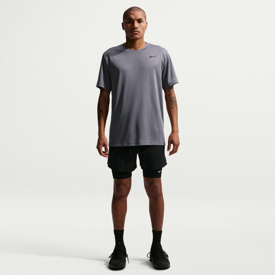 Nike Dri-FIT trainingsshirt voor heren Grijs - Foto 4