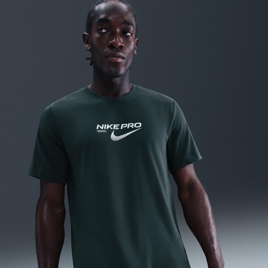 Nike Dri-FIT trainingsshirt voor heren Groen - Foto 4