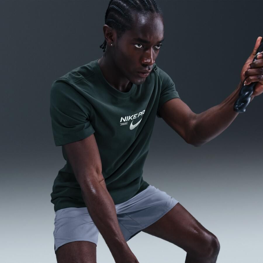 Nike Dri-FIT trainingsshirt voor heren Groen - Foto 2