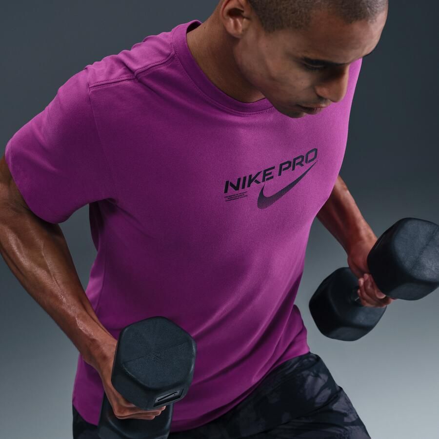 Nike Dri-FIT trainingsshirt voor heren Paars - Foto 2