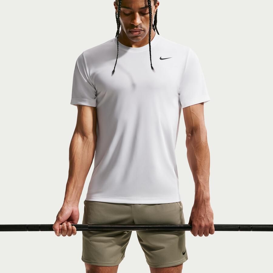 Nike Dri-FIT trainingsshirt voor heren Wit