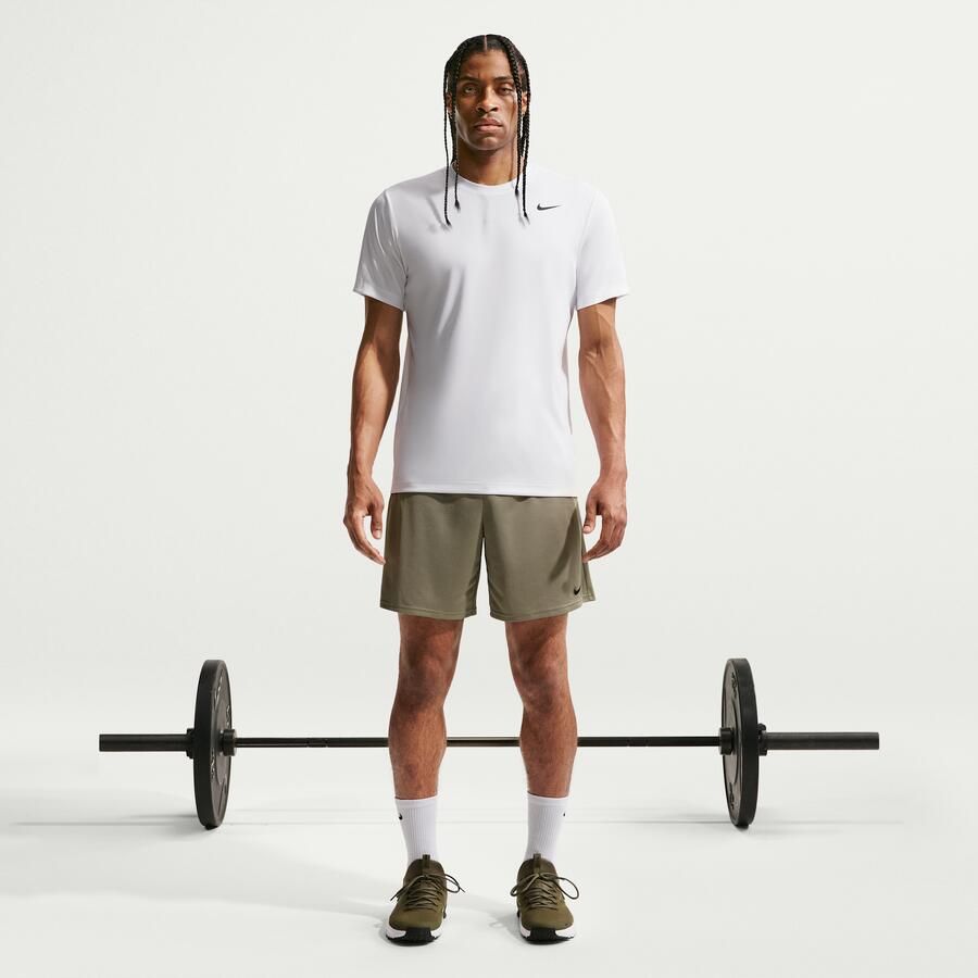 Nike Dri-FIT trainingsshirt voor heren Wit - Foto 2