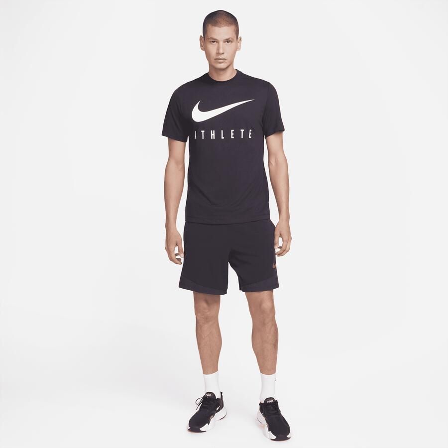 Nike Dri-FIT Trainingsshirt voor heren Zwart - Foto 2