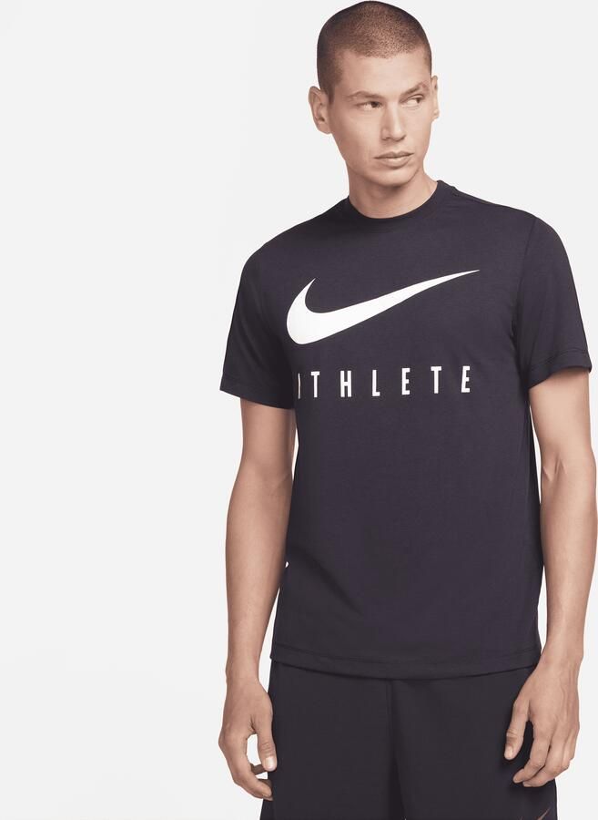 Nike Dri-FIT Trainingsshirt voor heren Zwart - Foto 3