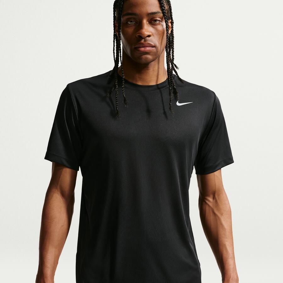 Nike Dri-FIT trainingsshirt voor heren Zwart