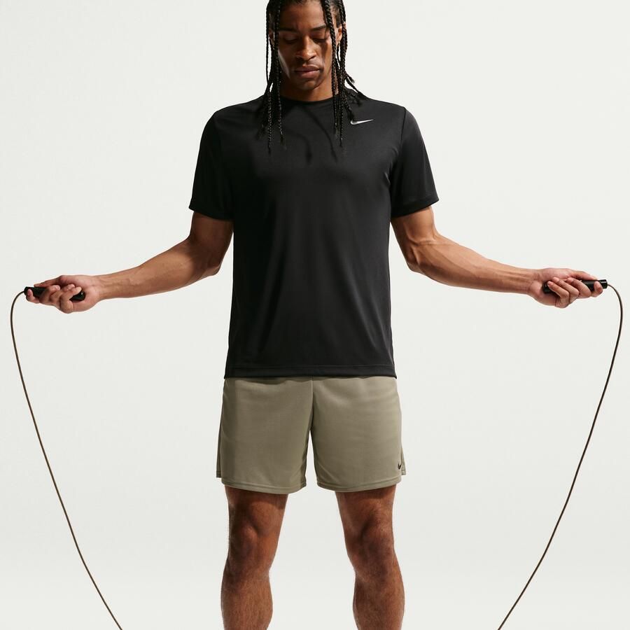 Nike Dri-FIT trainingsshirt voor heren Zwart - Foto 3