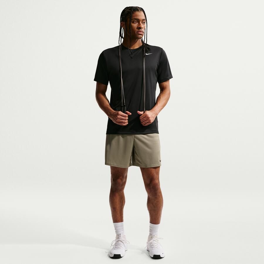 Nike Dri-FIT trainingsshirt voor heren Zwart - Foto 4