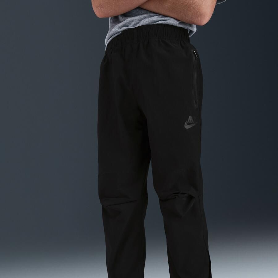 Nike Dri-FIT tweedelige Tech Woven set met rits voor kleuters Zwart - Foto 3