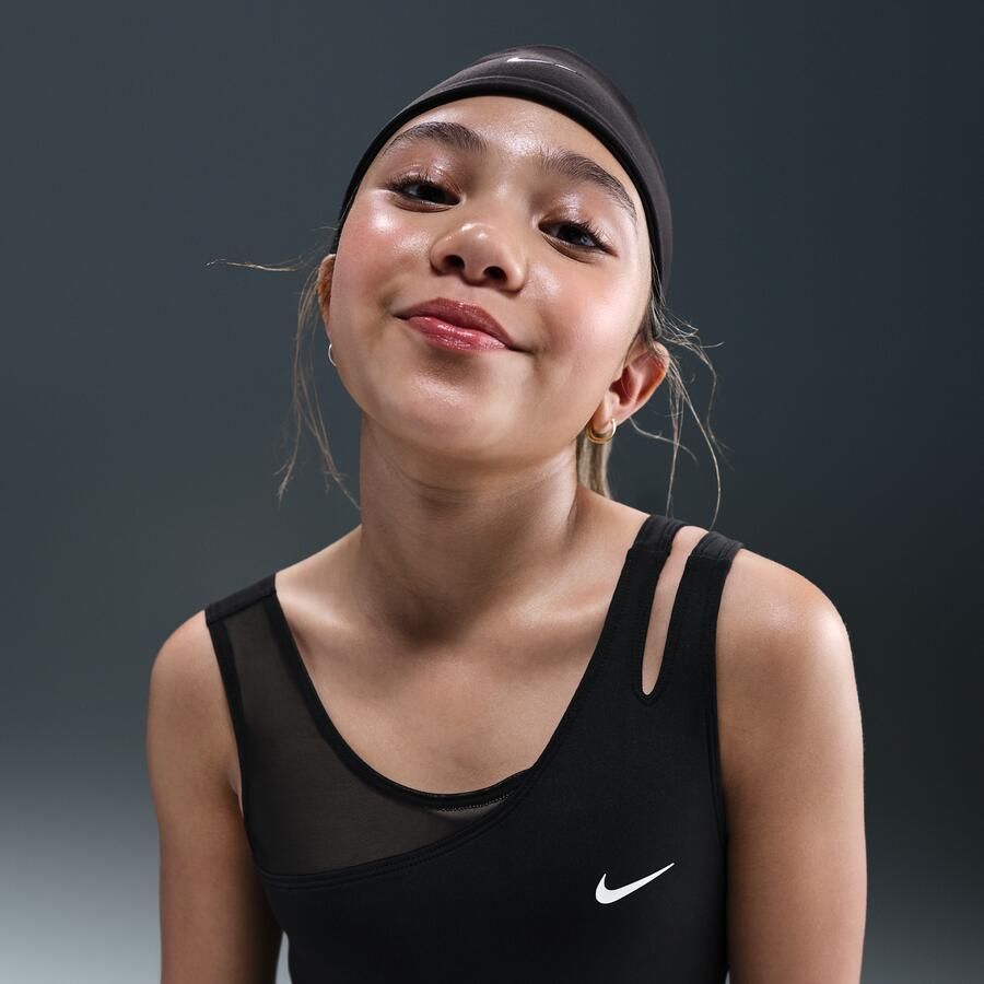 Nike Dri-FIT unitard voor meisjes Zwart - Foto 4