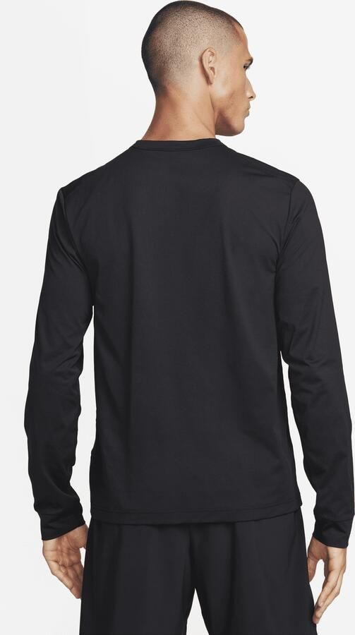 Nike Dri-FIT UV Hyverse fitnesstop met lange mouwen voor heren Zwart - Foto 3