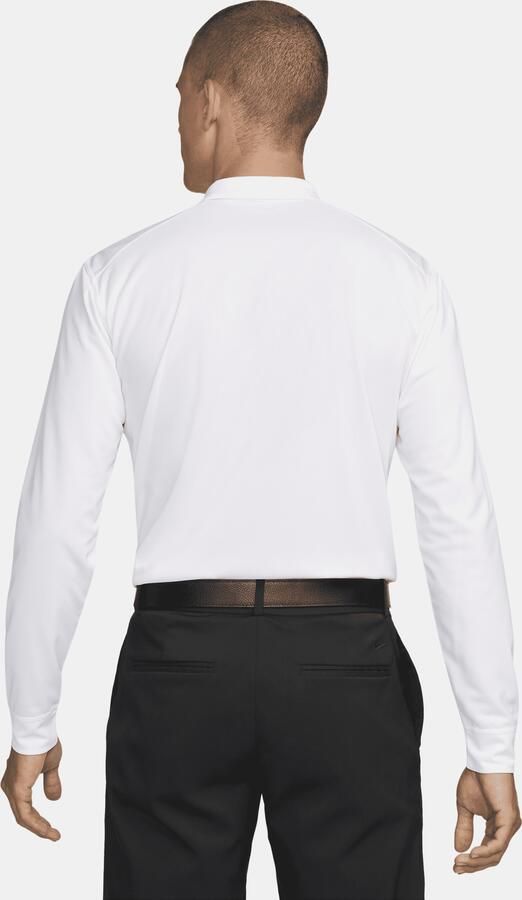 Nike Dri-FIT Victory Golfpolo met lange mouwen voor heren Wit - Foto 4