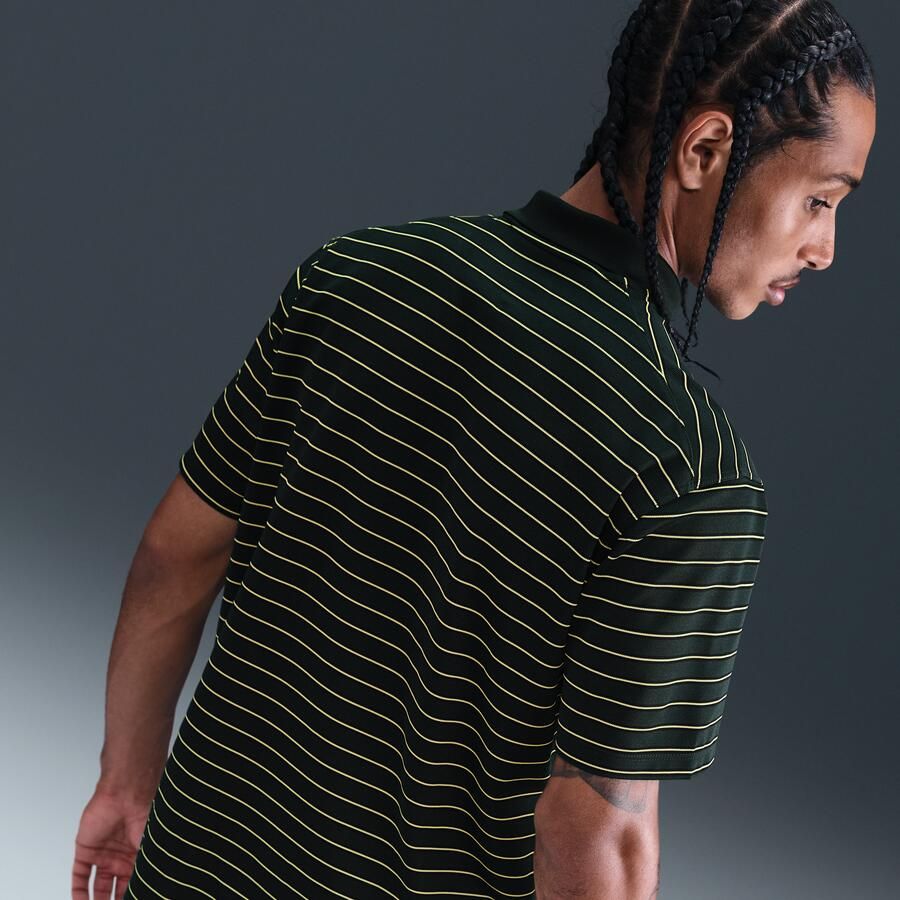 Nike Dri-FIT Victory golfpolo met strepen voor heren Groen