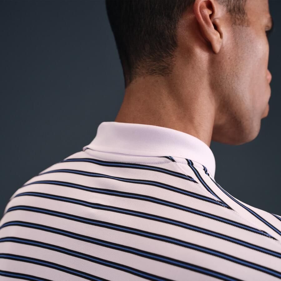 Nike Dri-FIT Victory golfpolo met strepen voor heren Paars