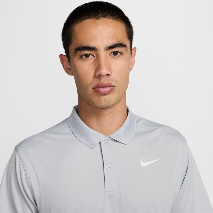 Nike Dri-FIT Victory Golfpolo voor heren Grijs