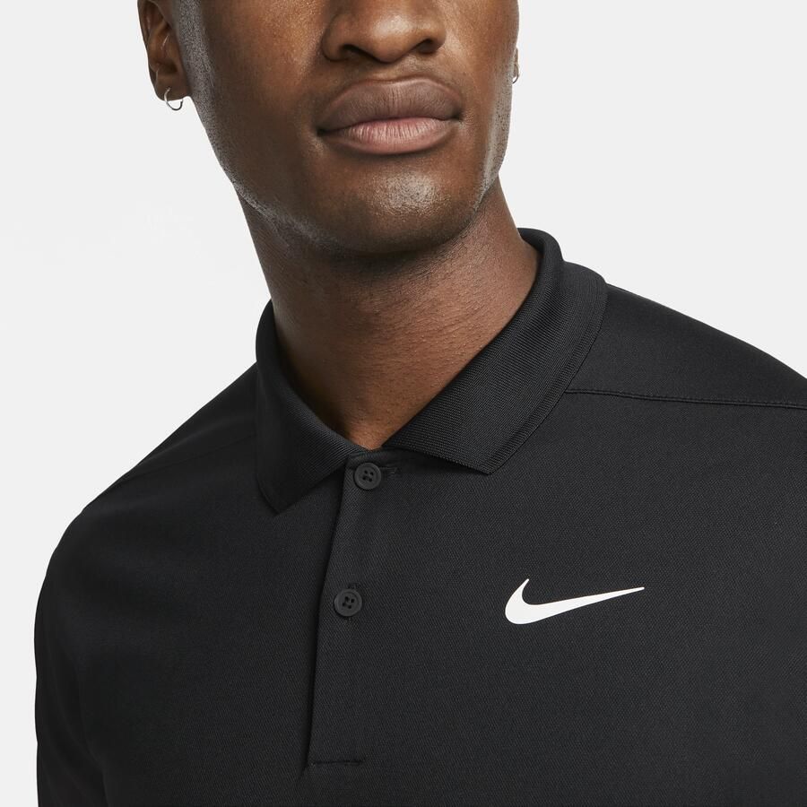 Nike Dri-FIT Victory Golfpolo voor heren Zwart