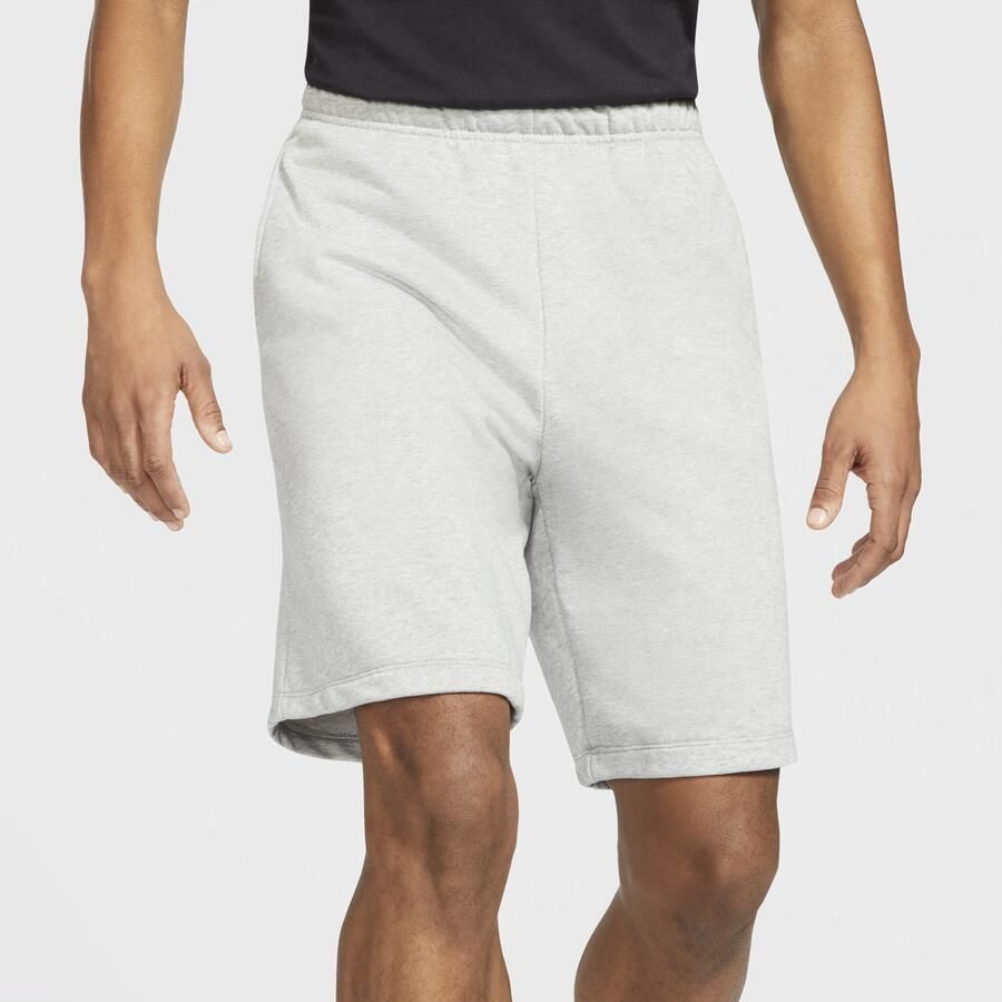 Nike Dry Dri-FIT fitnessshorts van fleece voor heren Grijs