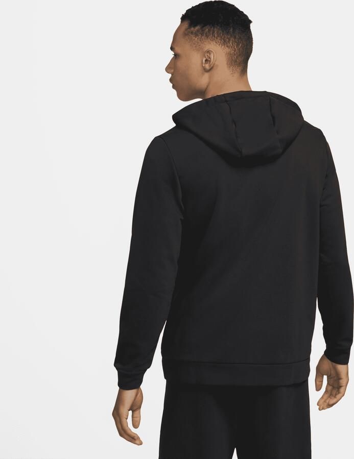 Nike Dry Dri-FIT fitnesstrui met rits en capuchon voor heren Zwart - Foto 4