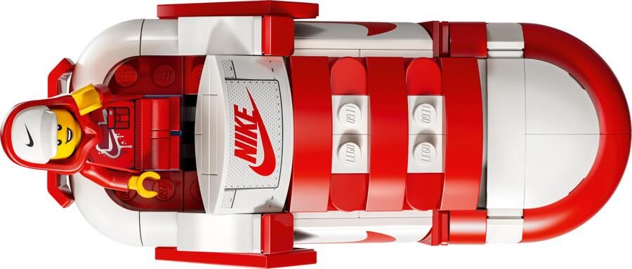 Nike Dunk x LEGO Set sneaker-bouwpakket met exclusieve minifiguur Rood - Foto 3