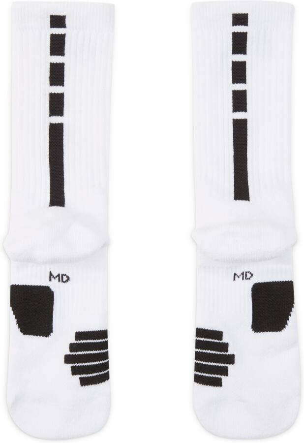 Nike Elite Crew Basketbalsokken White Unisex - Foto 4