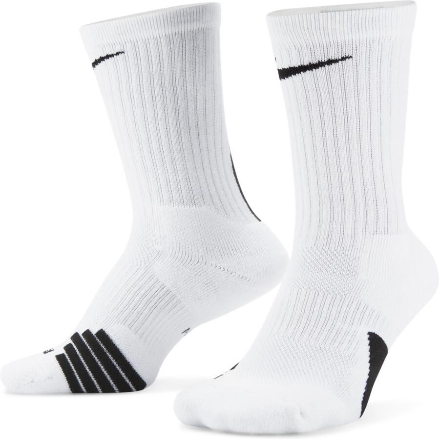 Nike Elite Crew Basketbalsokken White Unisex - Foto 3