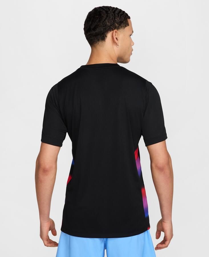 Nike Engeland 2025 Stadium Uit (vrouwenelftal) Dri-FIT replicavoetbalshirt voor heren Zwart - Foto 3