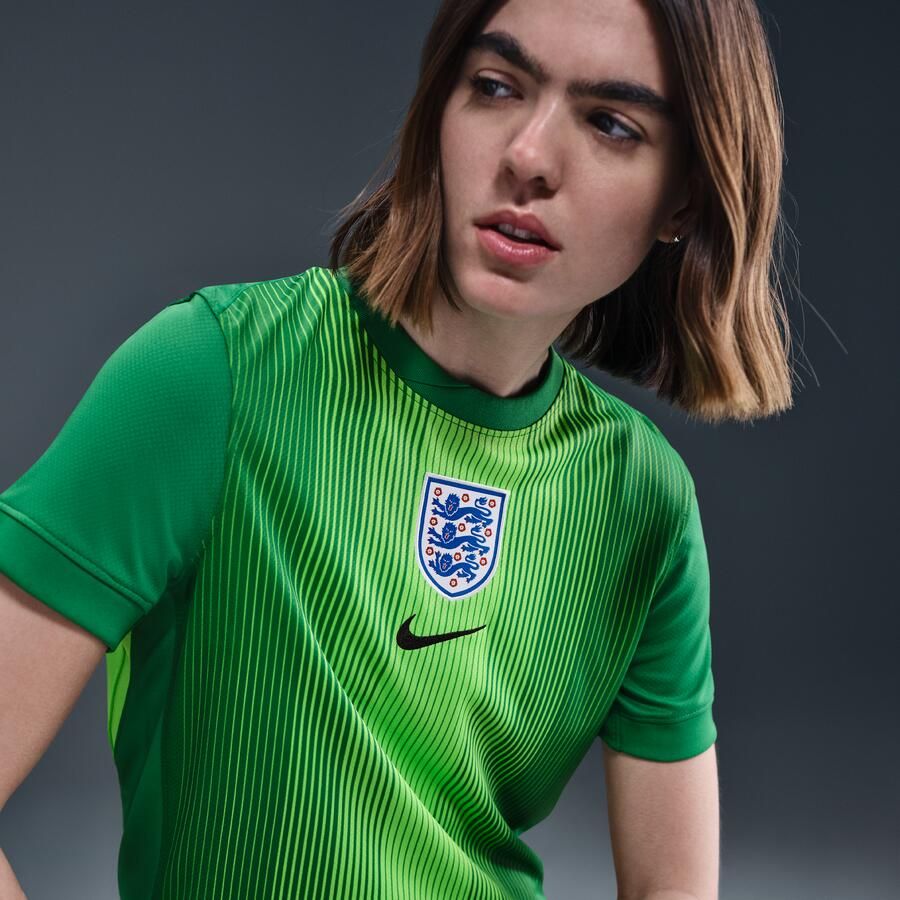 Nike Engeland 2025 26 Stadium Goalkeeper Dri-FIT replicavoetbalshirt met korte mouwen voor dames Groen - Foto 2