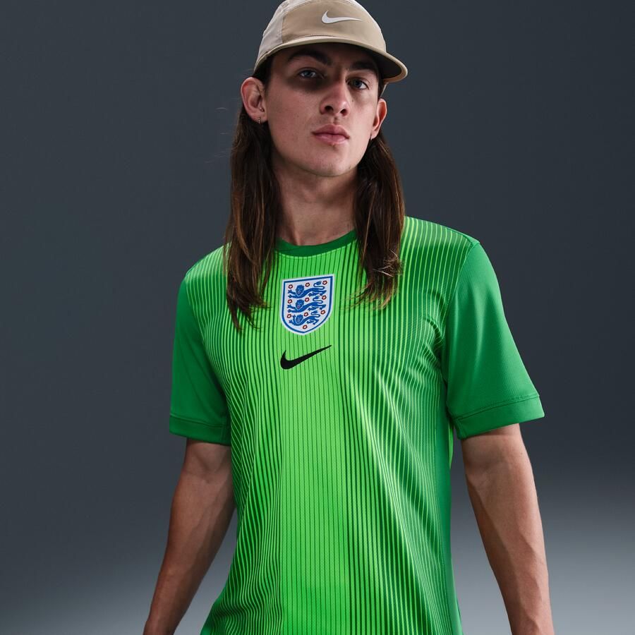 Nike Engeland 2025 26 Stadium Goalkeeper Dri-FIT replicavoetbalshirt met korte mouwen voor heren Groen - Foto 4