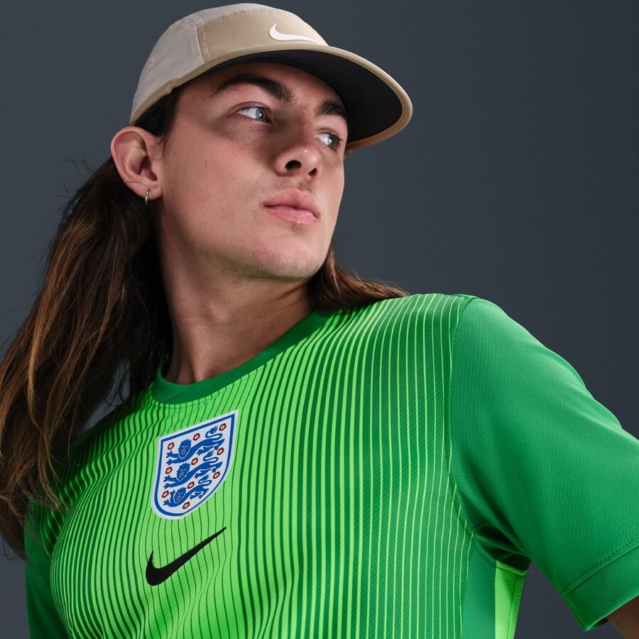 Nike Engeland 2025 26 Stadium Goalkeeper Dri-FIT replicavoetbalshirt met korte mouwen voor heren Groen - Foto 2