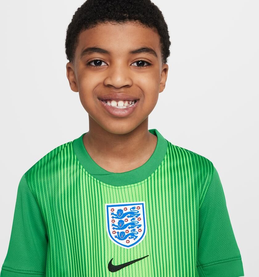 Nike Engeland 2025 26 Stadium Goalkeeper Dri-FIT replicavoetbalshirt met korte mouwen voor kids Groen - Foto 2