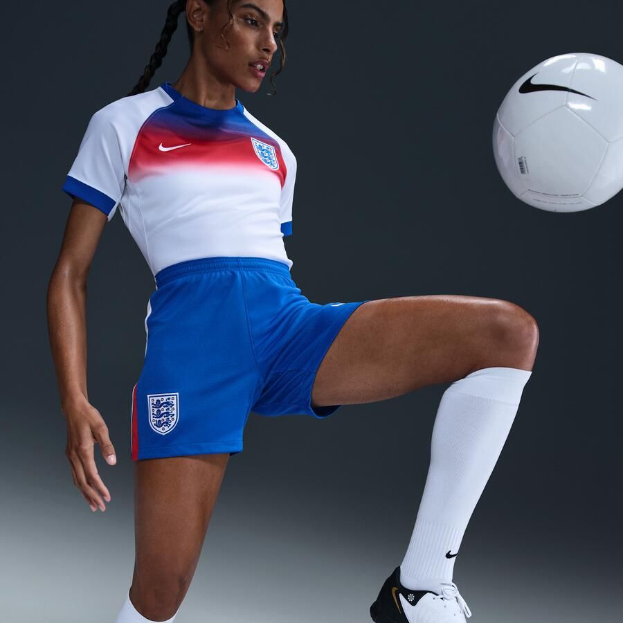 Nike Engeland 2025 26 Stadium Thuis Dri-FIT replicavoetbalshorts voor dames Blauw - Foto 2