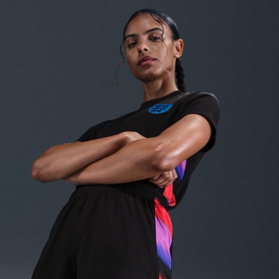 Nike Engeland 2025 26 Stadium Uit Dri-FIT replicavoetbalshorts voor dames Zwart - Foto 2