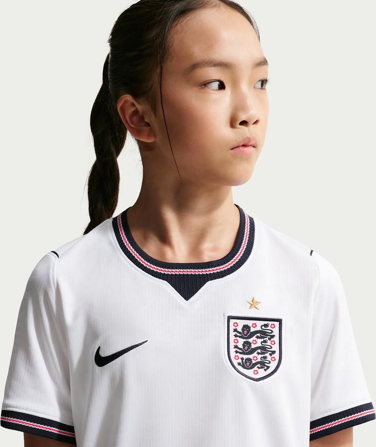 Nike Engeland 2026 Stadium Thuis replica voetbalshirt met Dri-FIT voor kids Wit - Foto 2