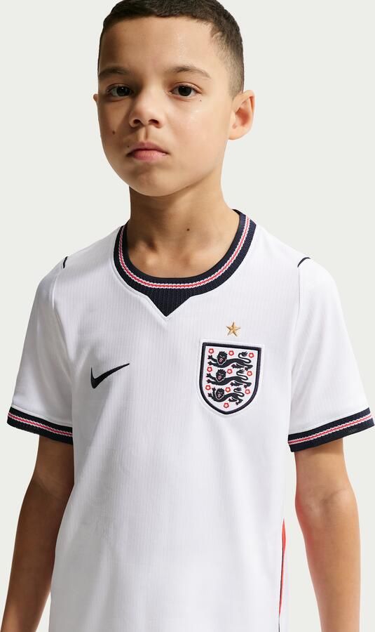 Nike Engeland 2026 Stadium Thuis replica voetbalshirt met Dri-FIT voor kids Wit - Foto 3