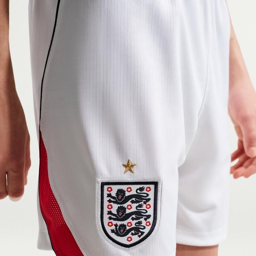 Nike Engeland 2026 Stadium Thuis replicavoetbalshorts met Dri-FIT voor kids Wit - Foto 4
