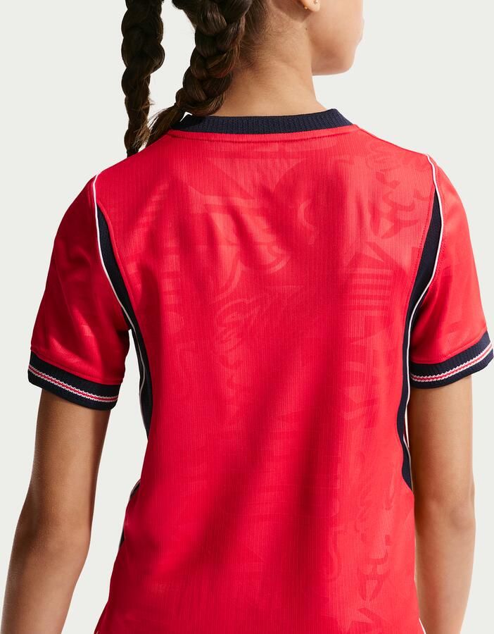 Nike Engeland 2026 Stadium Uit replica voetbalshirt met Dri-FIT voor kids Rood - Foto 2