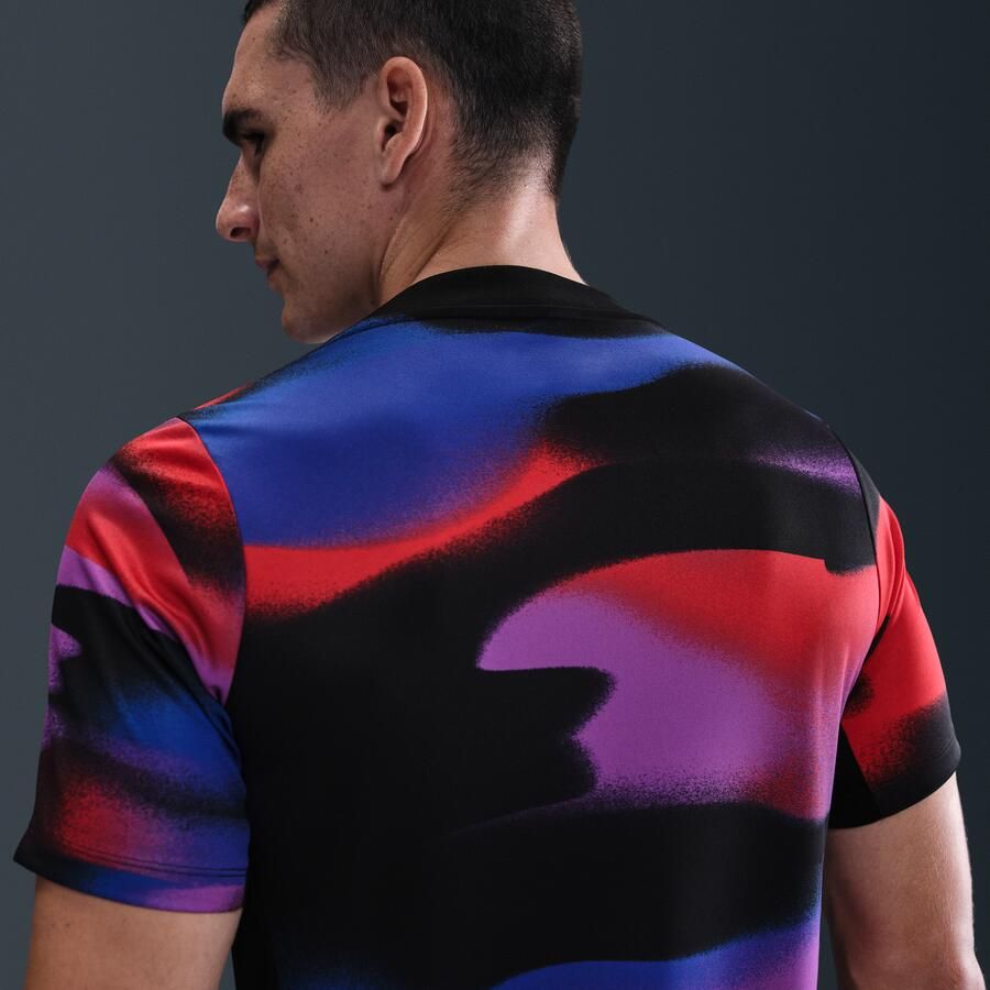 Nike Engeland Academy Pro Dri-FIT warming-up voetbalshirt met korte mouwen voor heren Blauw