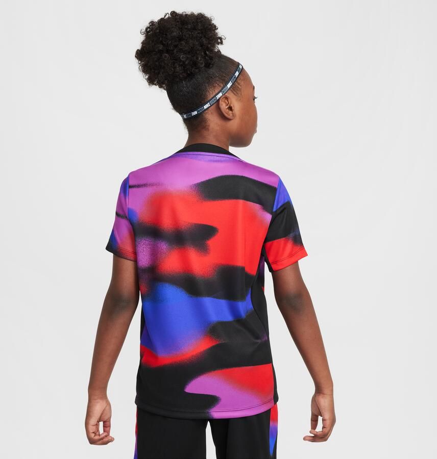 Nike Engeland Academy Pro Dri-FIT warming-uptop met korte mouwen voor kids Blauw - Foto 3