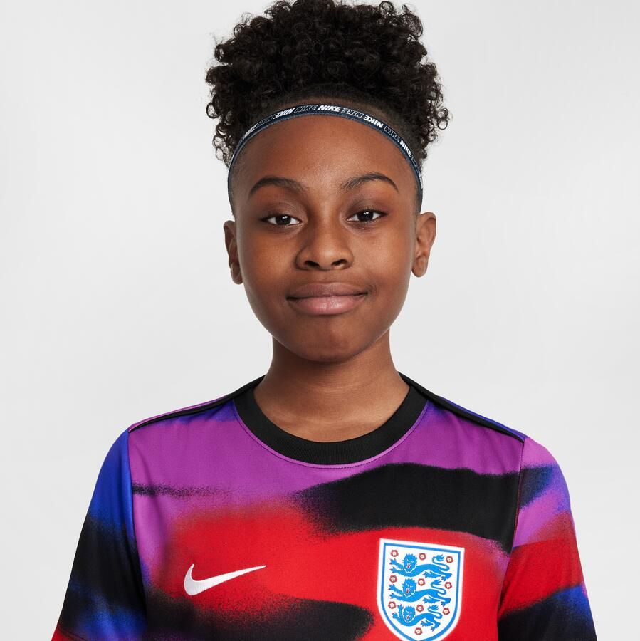 Nike Engeland Academy Pro Dri-FIT warming-uptop met korte mouwen voor kids Blauw - Foto 2