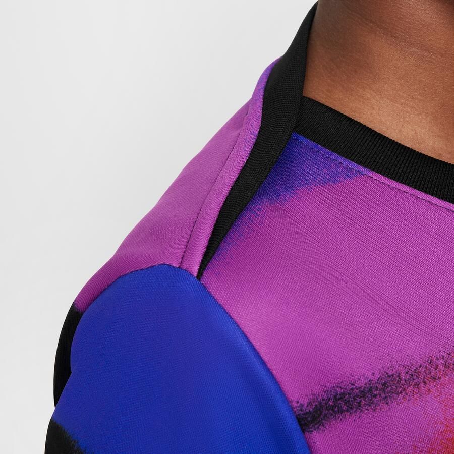 Nike Engeland Academy Pro Dri-FIT warming-uptop met korte mouwen voor kids Blauw