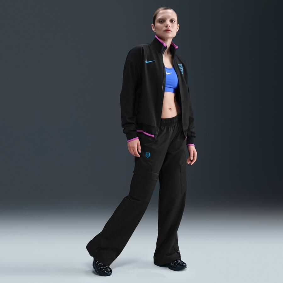 Nike Engeland geweven voetbalcargobroek voor dames Zwart - Foto 4