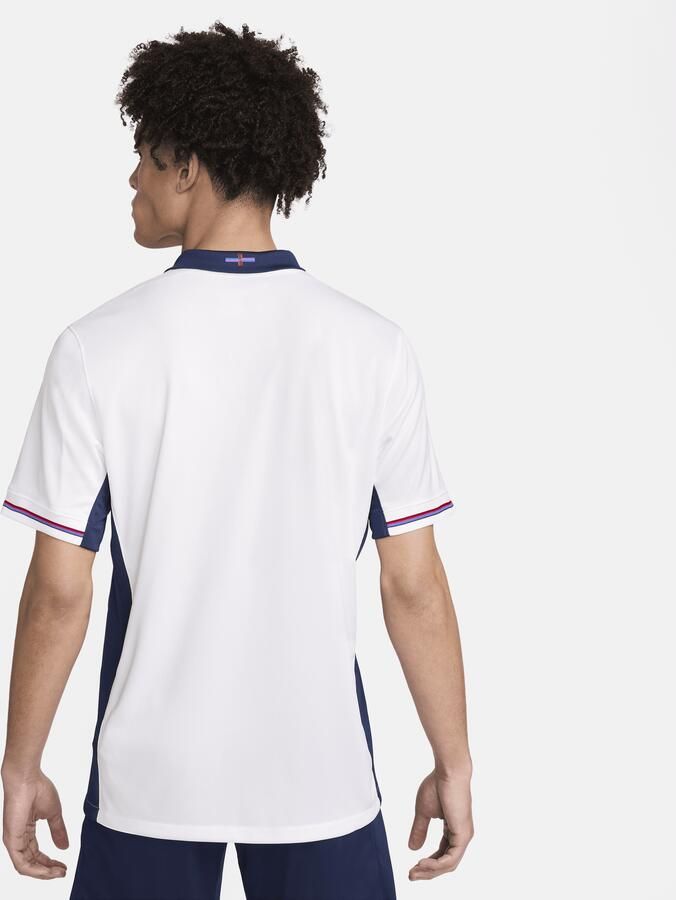 Nike Engeland (herenelftal) 2024 25 Stadium Thuis Dri-FIT replica voetbalshirt voor heren Wit - Foto 4