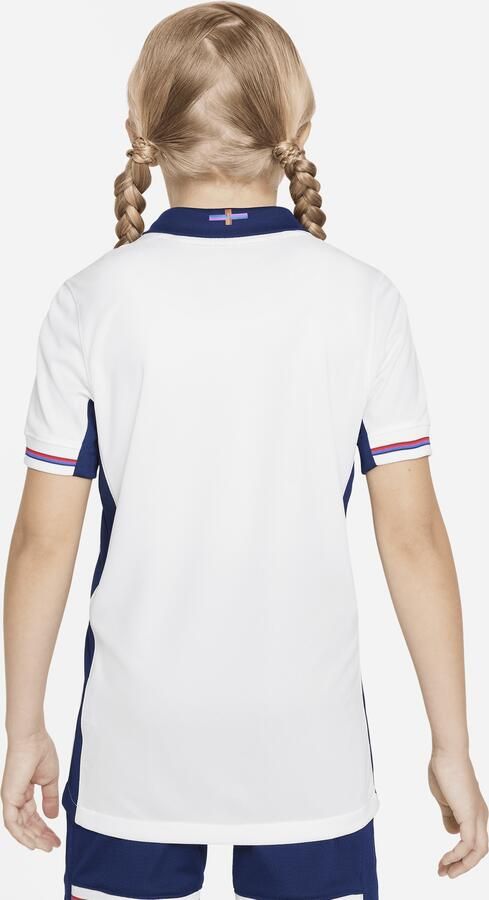 Nike Engeland (herenelftal) 2024 25 Stadium Thuis Dri-FIT replica voetbalshirt voor kids Wit - Foto 4