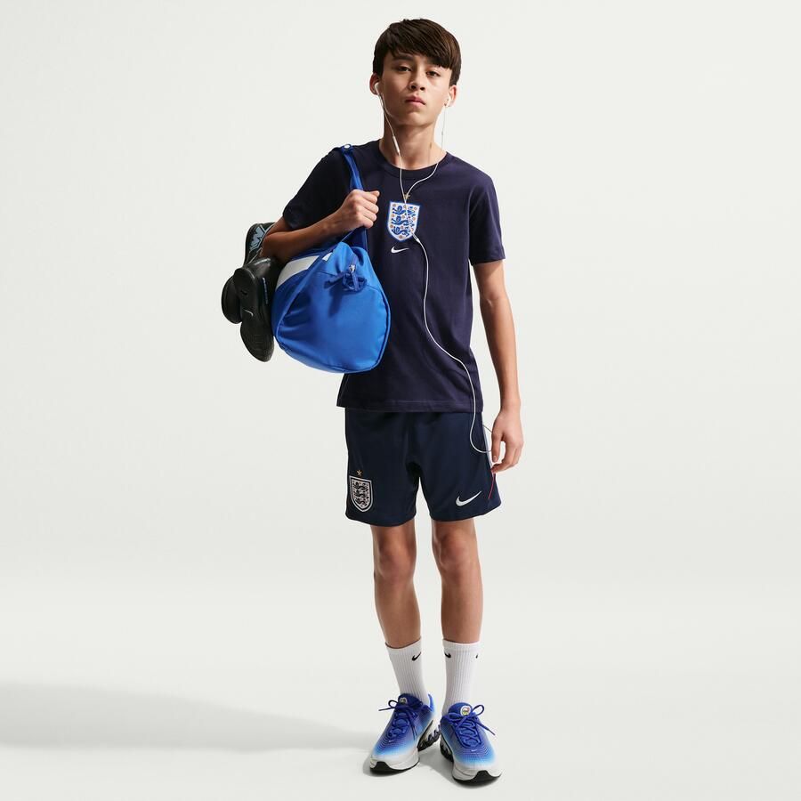 Nike Engeland Strike Dri-FIT knit voetbalshorts voor kids Blauw - Foto 2