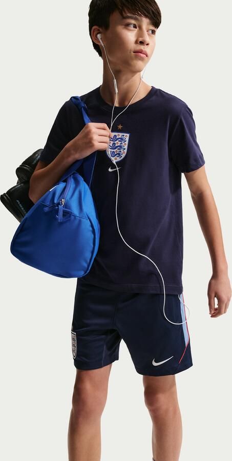 Nike Engeland Strike Dri-FIT knit voetbalshorts voor kids Blauw - Foto 5