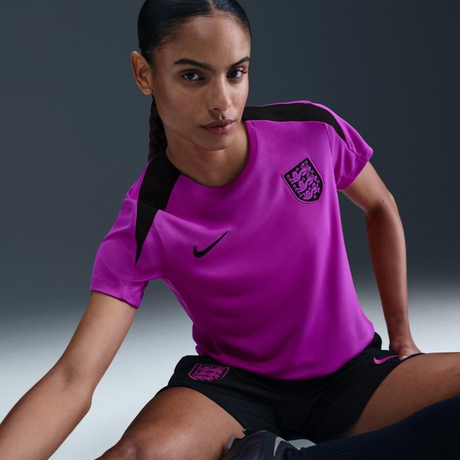 Nike Engeland Strike Dri-FIT voetbaltop met korte mouwen voor dames Paars - Foto 2