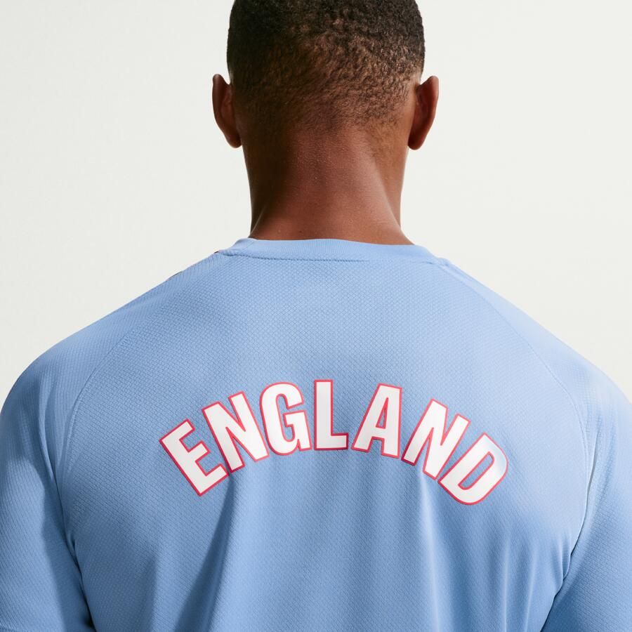 Nike Engeland Strike Dri-FIT voetbaltop met korte mouwen voor heren Blauw - Foto 2
