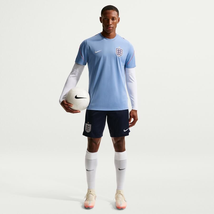 Nike Engeland Strike Dri-FIT voetbaltop met korte mouwen voor heren Blauw - Foto 4