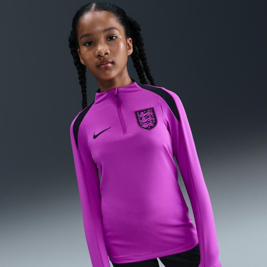 Nike Engeland Strike Dri-FIT voetbaltrainingstop voor kids Paars - Foto 4