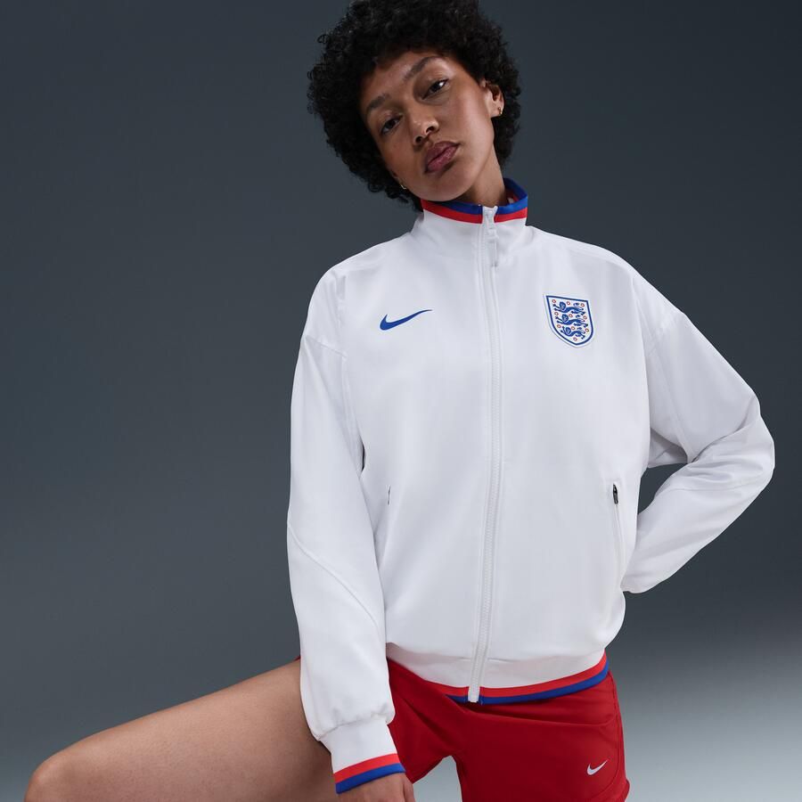 Nike Engeland Strike Thuis Dri-FIT Anthem voetbaljack voor dames Wit - Foto 2