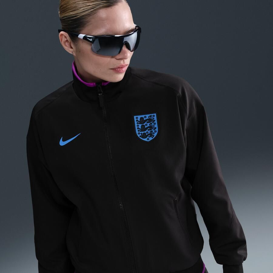 Nike Engeland Strike Uit Dri-FIT Anthem voetbaljack voor dames Zwart - Foto 4